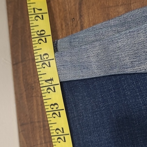 Hudson Krista Straight Crop w/Roll Cuff Denim Jean Women's sz 32 - Picture 10 of 11